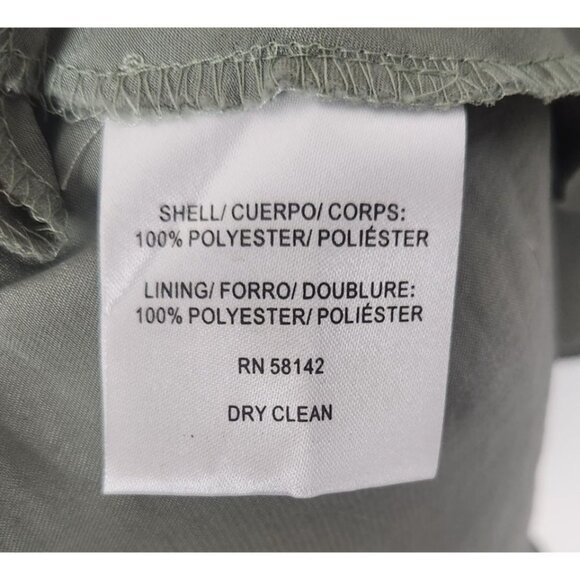 Gal Meets Glam Women's Sz. 10 Jennifer Wrap Dress Green NWT - Picture 6 of 8